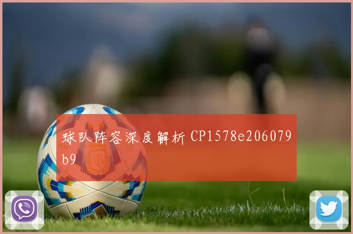 球队阵容深度解析 CP1578e206079b9